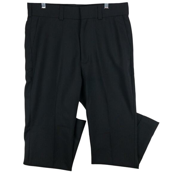 Edwards Woven Textured Workwear Pants Men's 36x32 Black Creased Polyester NWT - Picture 1 of 11